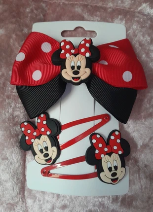 Disney monnie mouse 3piece set hair bow and 2x slides, brand: Disney, condition: New with tags, £2.50, £3.00 includes Buyer Protection