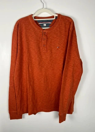T-shirt (pull léger) orange Tommy Hilfiger taille L, brand: Tommy Hilfiger, condition: Very good, size: L, €14.90, €16.35 includes Buyer Protection