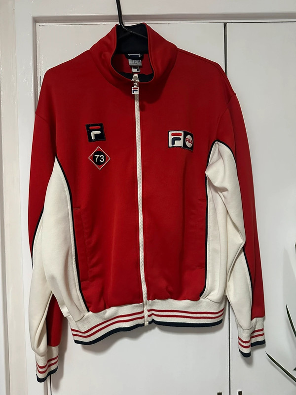 Fila 73 Vintage medium Tracksuit Jacket Top BJ Borg Settanta Tennis 80s  Casuals