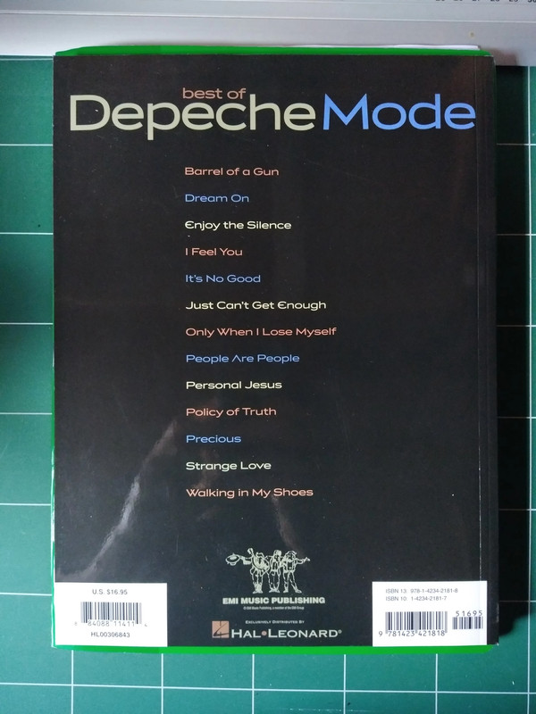 Buy Hal Leonard Best of Depeche Mode (Piano/Vocal/Guitar)
