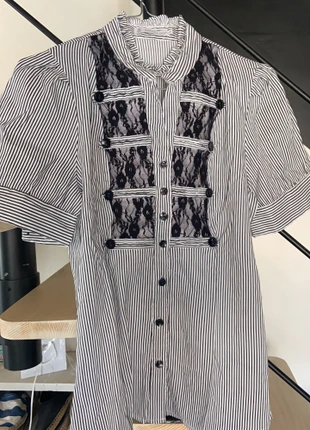 Chemisier à manches courtes, marke: Laetitia Star, zustand: Neu, größe: L / 40 / 12, 2,00 €, 2,80 € inklusive Vinted-Käuferschutz