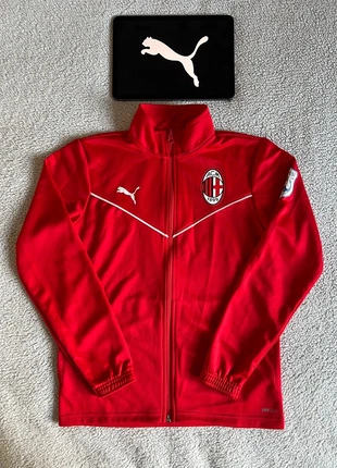 Felpa con Zip Puma X Milan (11-12YRS), brand: Puma, condizioni: Ottime, taglia: 12 anni / 152 cm, €13.00, €14.35 include la Protezione acquisti