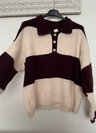pull hiver bordeaux, marca: Boutique Parisienne, estado: Nuevo con etiquetas, tamaño: Talla única, 25,00 €, 26,95 € Protección al comprador Pro incluida