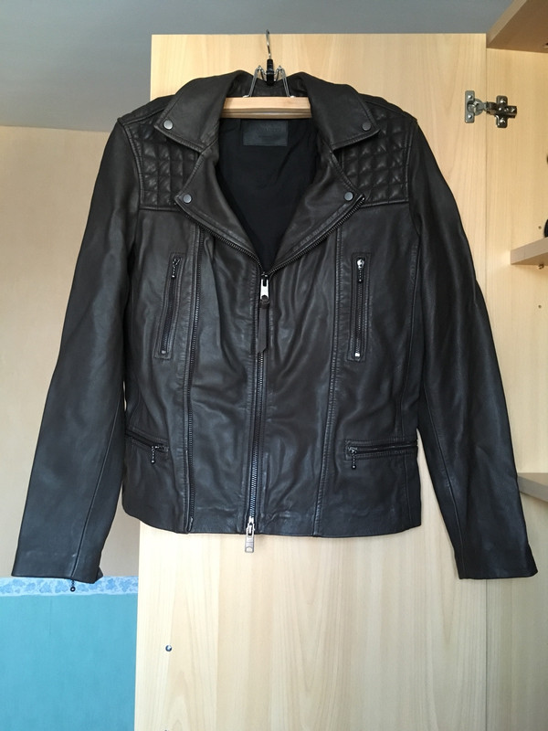 All saints clearance rowley leather jacket