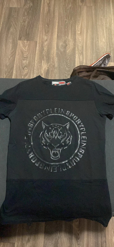 Philipp Plein Sport Roundneck T-Shirt Tiger - Black - Size XS 1