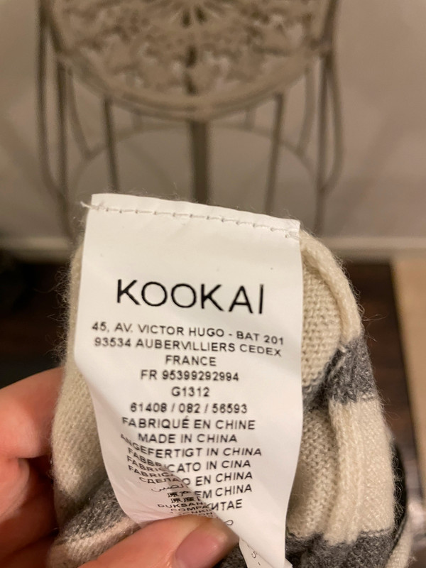 Pull col 2024 benitier kookai