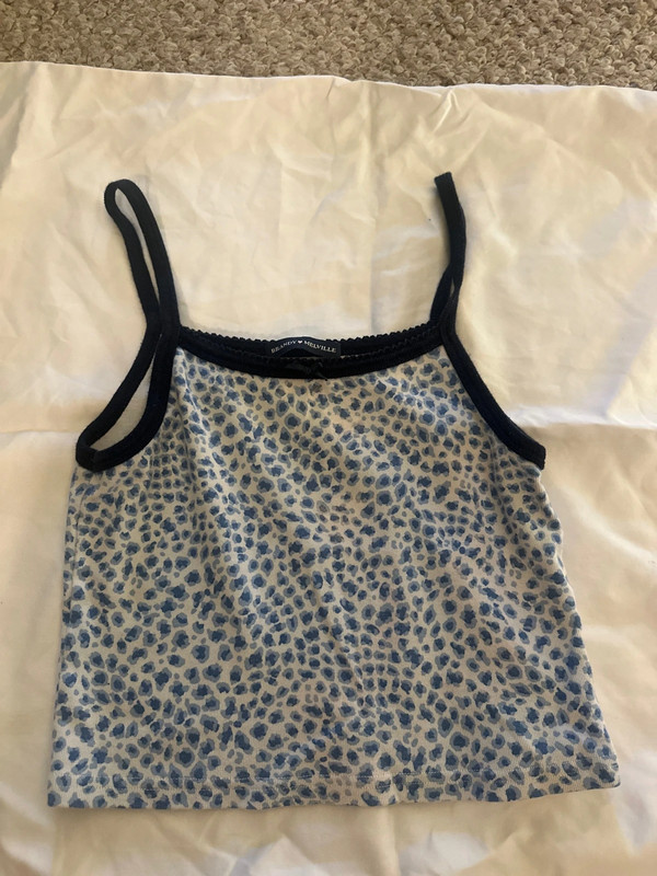 Brandy Melville Blue Cheetah Tank 1