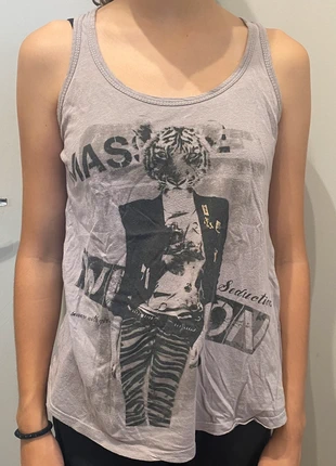 Débardeur gris, condizioni: Ottime, taglia: XS / IT 38 / EU 34, €1.00, €1.75 include la Protezione acquisti