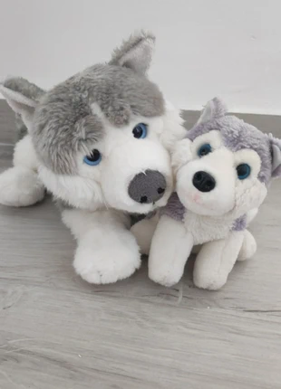 Peluche cane husky grande e piccolo, brand: Peluche, condizioni: Ottime, taglia: Taglia unica, €14.00, €15.40 include la Protezione acquisti