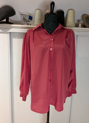 Chemisier blouse vintage manches longues rétro pop psy bohème, brand: Vintage, condition: Very good, size: L / 40 / 12, €6.00, €7.00 includes Buyer Protection
