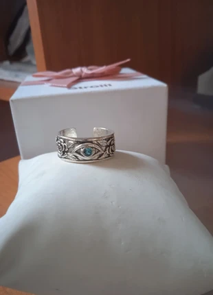 Anello uomo con perla azzurra, marque: Uomo, état: Neuf sans étiquette, taille: Ajustable, 8,00 €, 9,10 € Protection acheteurs incluse