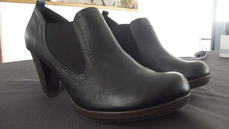 Elegante low boots noirs, Marco Tozzi 2
