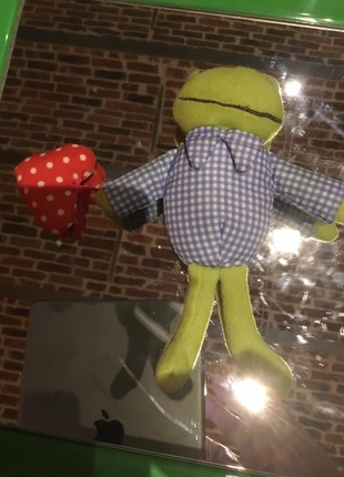 Pluche kikker in kostuum, état: Très bon état, taille: Taille unique, 1,00 €, 1,75 € Protection acheteurs incluse