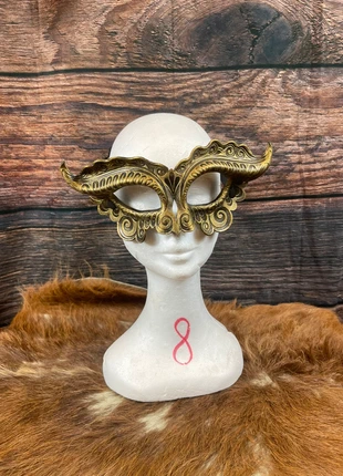 Maschera in cuoio LARP cosplay carnevale, marca: La Fucina del drago, estado: Novo sem etiquetas, €45.00, €47.95 inclui Proteção do Comprador Pro