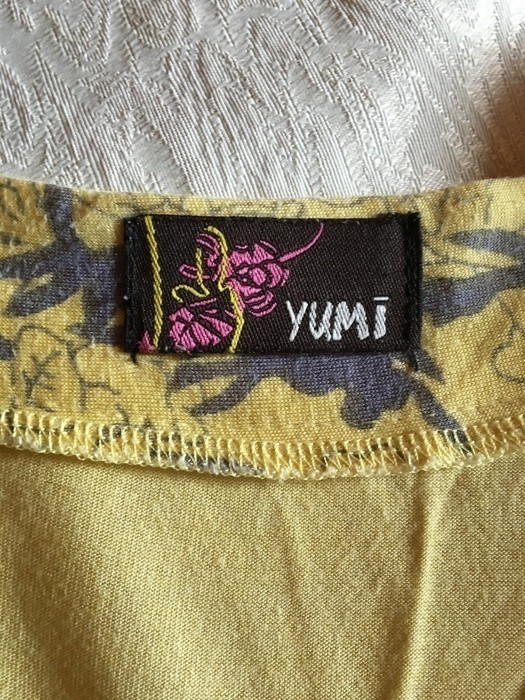robe Yumi vintage grise et jaune - taille M 3