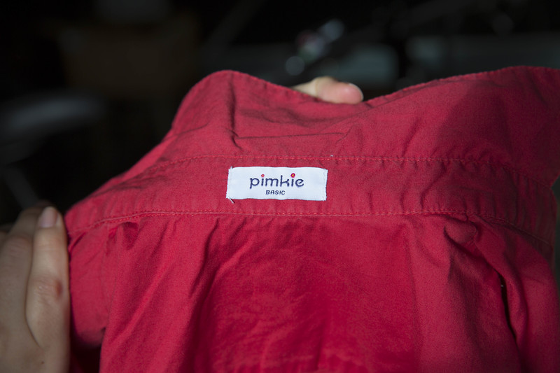Petite chemise rouge sans manche Pimkie 3