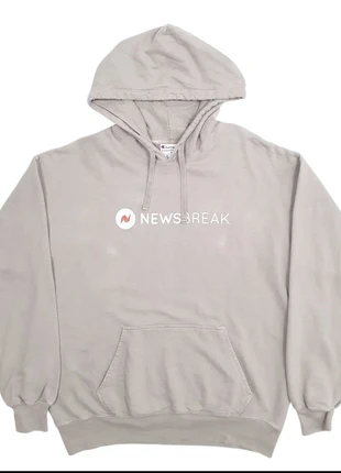 Champion Newsbreak Spellout Hoodie Cotton Blend Sweatshirt Jumper Mens M, brand: Champion, condition: Very good, size: M / UK 12-14, £10.00, £11.20 includes Buyer Protection Pro