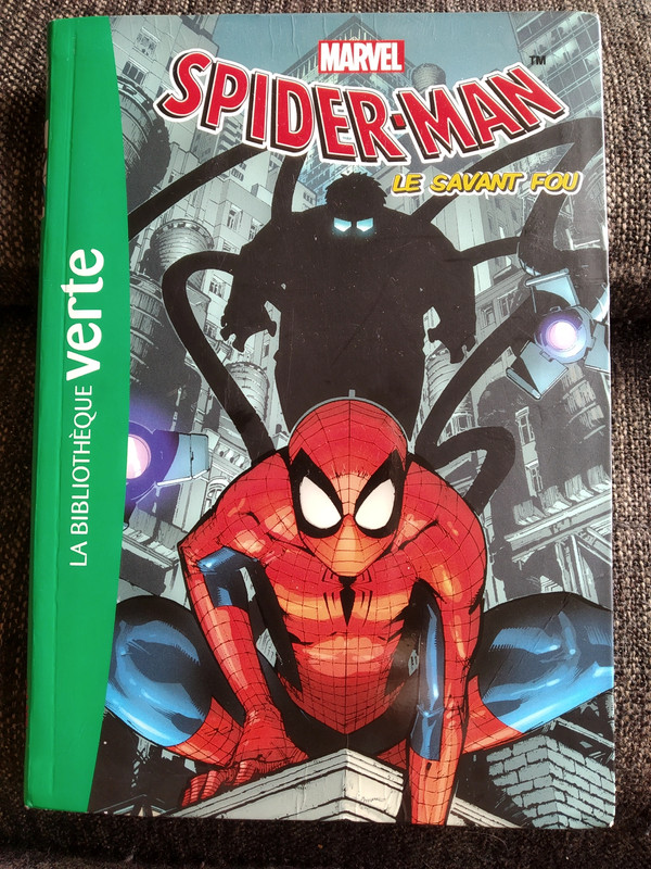 Livre de poche Bibliothèque Verte Spiderman