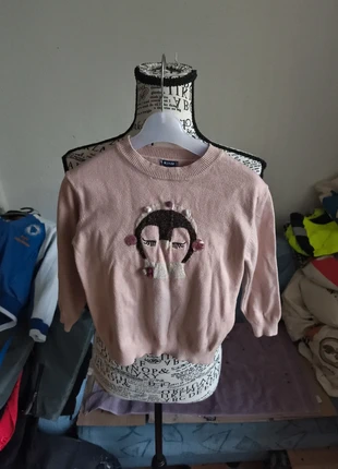 Pull viscose mélangée rose pâle avec broderie et sequins Kiabi Taille 5 ans, marke: Kiabi, zustand: Sehr gut, größe: 5 Jahre / 110, 1,50 €, 2,28 € inklusive Vinted-Käuferschutz