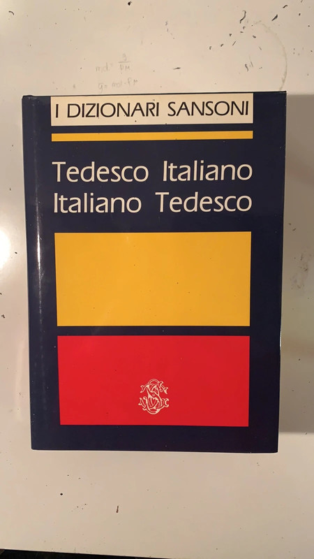 Dizionario Tedesco Italiano, Sansoni