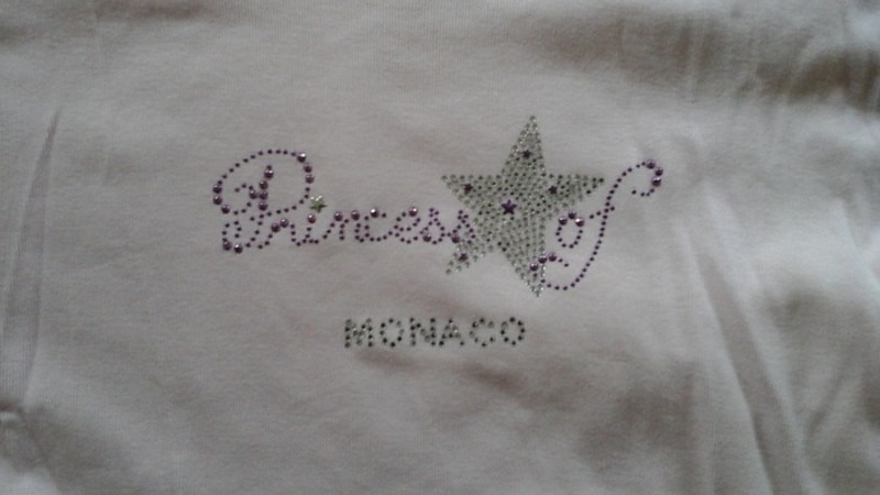 T-shirt rose brillant princesse Monaco 1