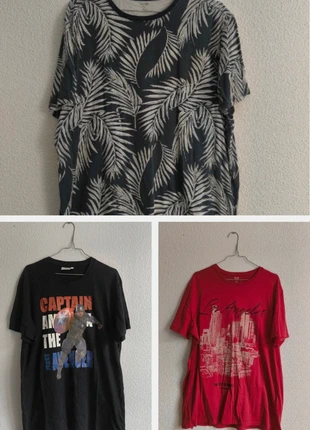 Lot de 3 tee-shirts, marque: Kiabi, état: Neuf sans étiquette, taille: XL, 5,00 €, 5,95 € Protection acheteurs incluse