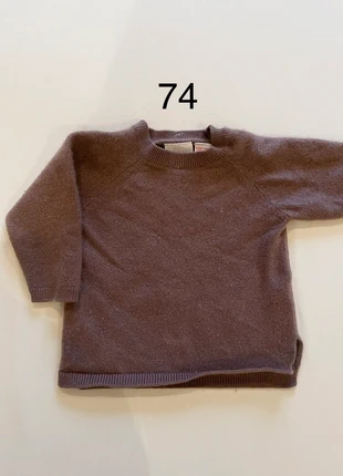 Zara | paarse meisjes trui 100% cashmere kasjmier - 74, marque: Zara, état: Bon état, taille: 9-12 mois / 74 cm, 7,50 €, 8,58 € Protection acheteurs incluse