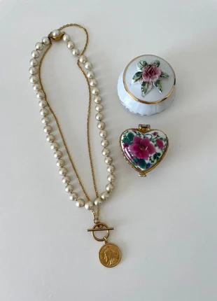 Colar fio corrente dourado em aço inoxidável com medalha, brand: Local, condizioni: Ottime, €7.00, €8.05 include la Protezione acquisti