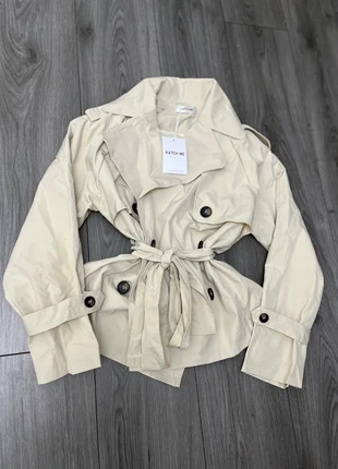 Brand new viral trending katch me beige trench cropped coat jacket size small (8-10), brand: Katch Me, condition: New with tags, size: S / UK 8-10, £24.00, £25.90 includes Buyer Protection