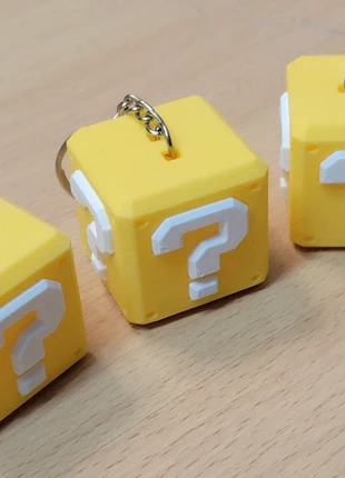 Porte-clés bloc mystère – accessoire gaming / cadeau geek, marque: sans marque, état: Très bon état, 6,00 €, 7,00 € Protection acheteurs incluse