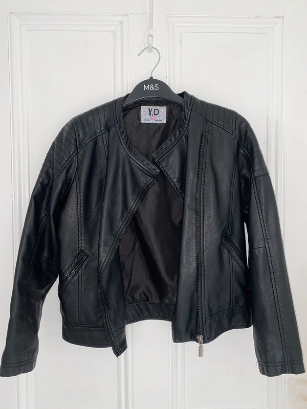Kids Leather biker jacket - Vinted