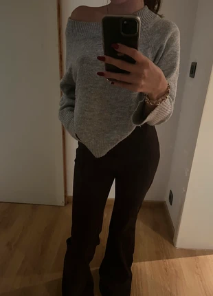 Pantalon patte d’éléphant brun côtelé, marque: Daphnea, état: Neuf sans étiquette, taille: S / 36 / 8, 7,00 €, 8,05 € Protection acheteurs incluse