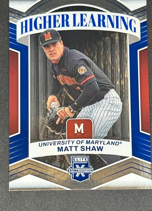 Cubs - Matt Shaw 120/199 Higher Learning (University of Maryland), brand: Panini, condition: Very good, €5.00, €5.95 includes Buyer Protection