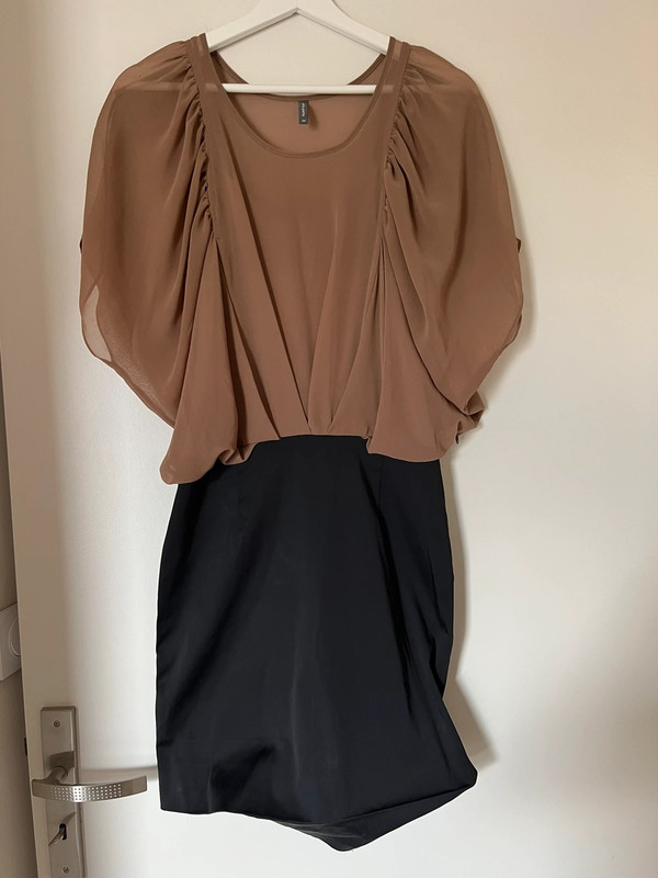 Robe noir et marron naf naf 1