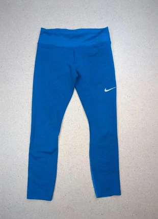 Legging Nike Dri-Fit | Bleu vif logo blanc | Taille S Femme, merk: Nike, staat: Goed, maat: S / 36 / 8, € 13,00, € 14,35 inclusief Kopersbescherming Pro