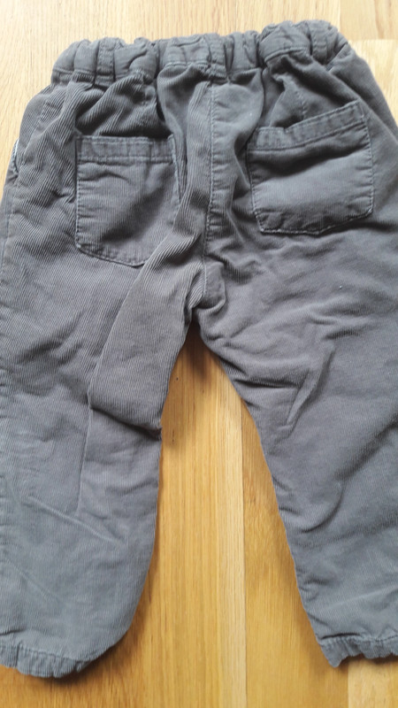 Pantalon velours gris Bout'chou 18 mois 2