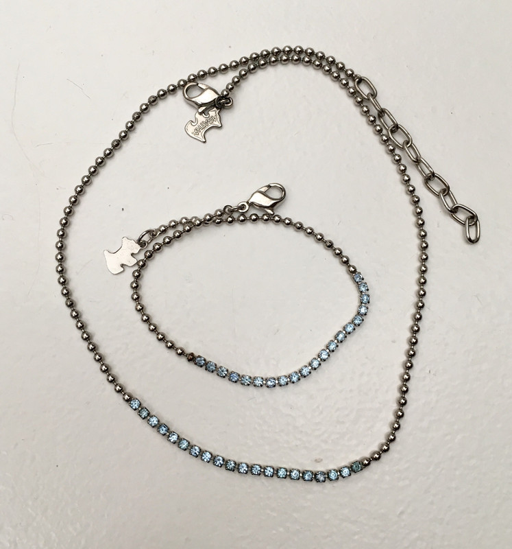 Ensemble bracelet/collier Agatha