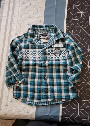 Chemise creeks , merk: Creeks, staat: Nieuw zonder prijskaartje, maat: 18-24 maanden / 86 cm, € 3,00, € 3,85 inclusief Kopersbescherming