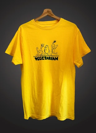 Vintage Vegetarian t shirt in perfect condition old school tee, brand: Vintage Dressing, condizioni: Ottime, taglia: M, €25.00, €26.95 include la Protezione acquisti