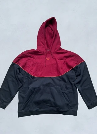 Adidas Hoodie Colorblock Rot/Schwarz XL – Streetwear, merk: adidas, staat: Heel goed, maat: XL / 42 / 14, € 17,99, € 19,59 inclusief Kopersbescherming