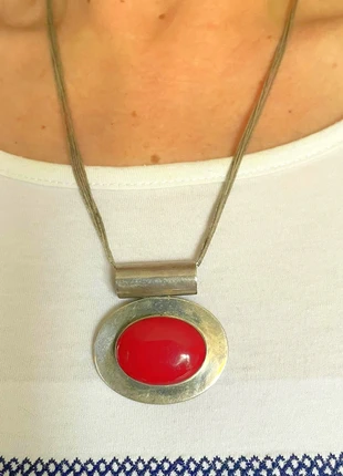 Magnifique collier pendentif Mexicain vintage argent massif 925, brand: argent massif 925, condizioni: Ottime, €42.00, €44.80 include la Protezione acquisti