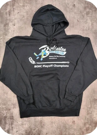sweat a capuche noir hoodie universitaire usa hockey club xl femme oversize, brand: Vintage Dressing, condition: Very good, size: XL / 42 / 14, €6.00, €7.00 includes Buyer Protection Pro