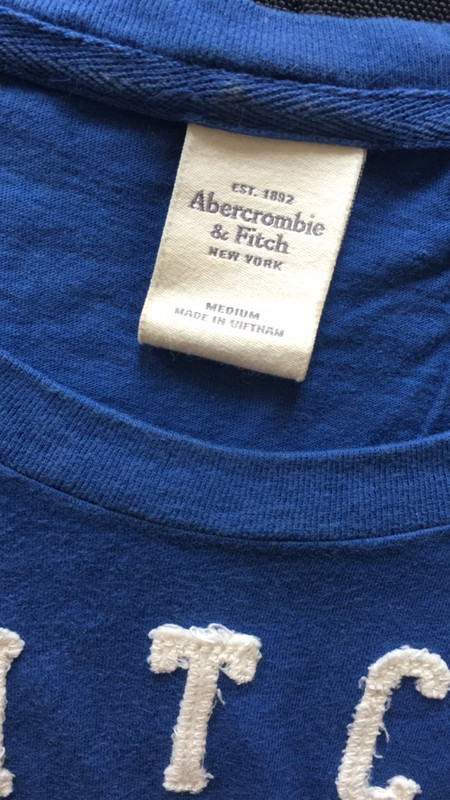 T-shirt bleu abercrombie  2