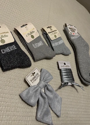 Lot pailleté argenté – neuf, jamais utilisé !, marque: Césarine, état: Neuf avec étiquette, taille: Taille unique, 42,00 €, 44,80 € Protection acheteurs incluse