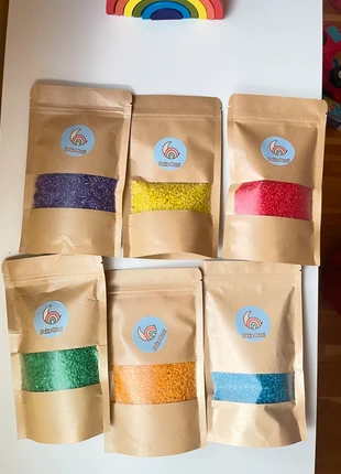 arroz de colores para base / bandeja sensorial Montessori, état: Très bon état, taille: 3 ans / 98 cm, 3,99 €, 4,89 € Protection acheteurs (Pro) incluse