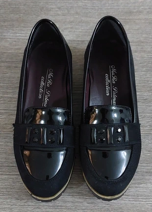 Scarpe Mocassini neri lucidi, n. 36, Mara Palmas Collection, marca: Vintage Dressing, estado: Muy bueno, tamaño: 36, 25,00 €, 26,95 € Protección al comprador incluida