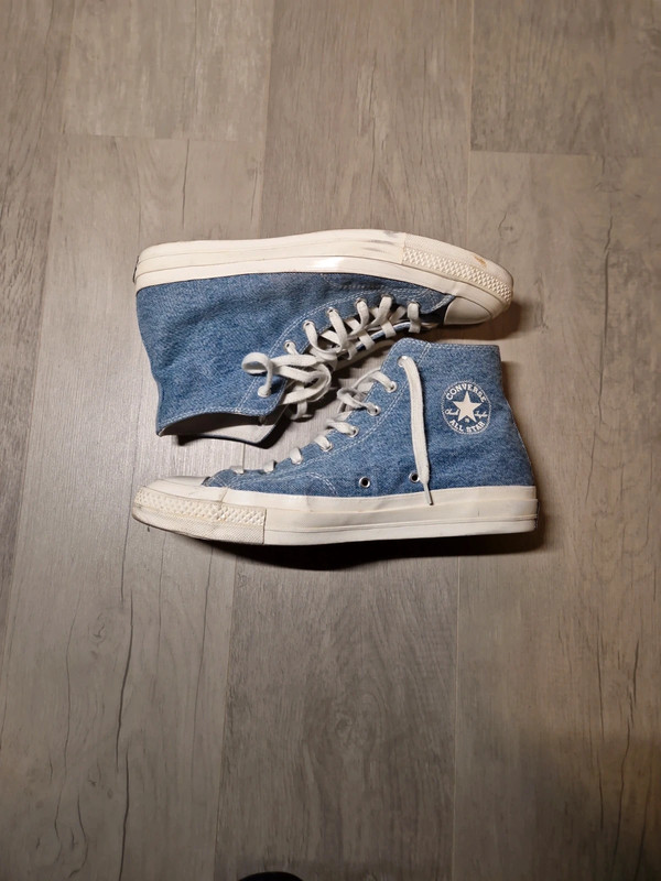 Converse en jean sale bleu