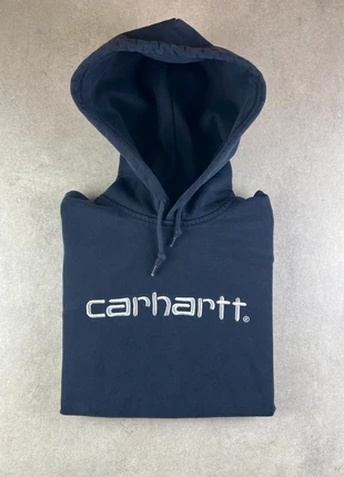 Sweat à Capuche Carhartt Bleu Marine Taille S Hoodie Felpa sudaderakapuzenpullover A031, marca: Carhartt, estado: Muy bueno, tamaño: S, 49,99 €, 53,19 € Protección al comprador incluida