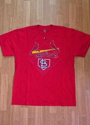 T-shirt homme St. Louis Cardinals rouge, marque: Majestic, état: Très bon état, taille: XL, 10,00 €, 11,20 € Protection acheteurs incluse