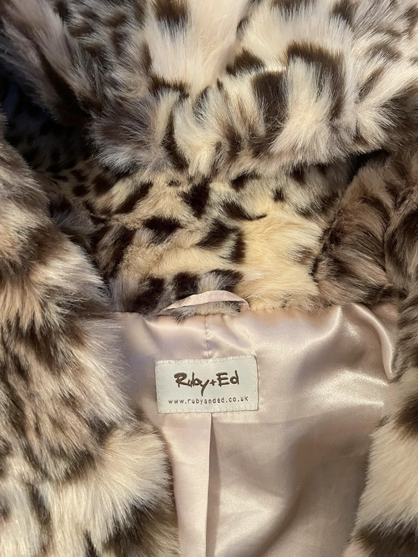 Ruby and ed faux clearance fur coat